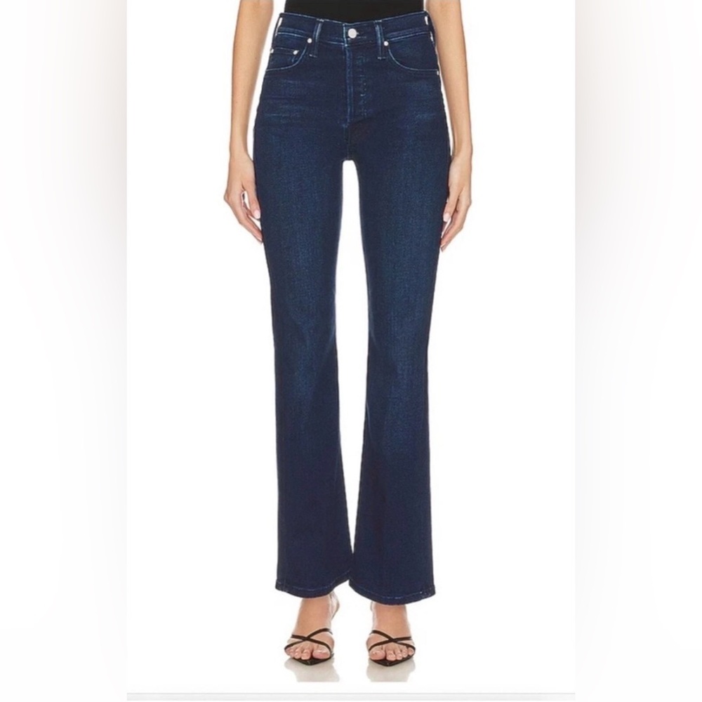 MOTHER Dark Indigo Flare Jeans